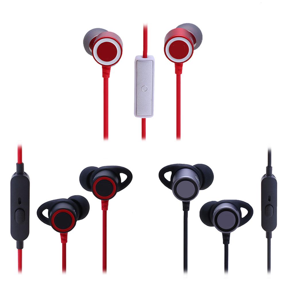 

3.5mm Plug Wired In-Ear Earphone with Microphone Wire Control, 黑红, 501 Original