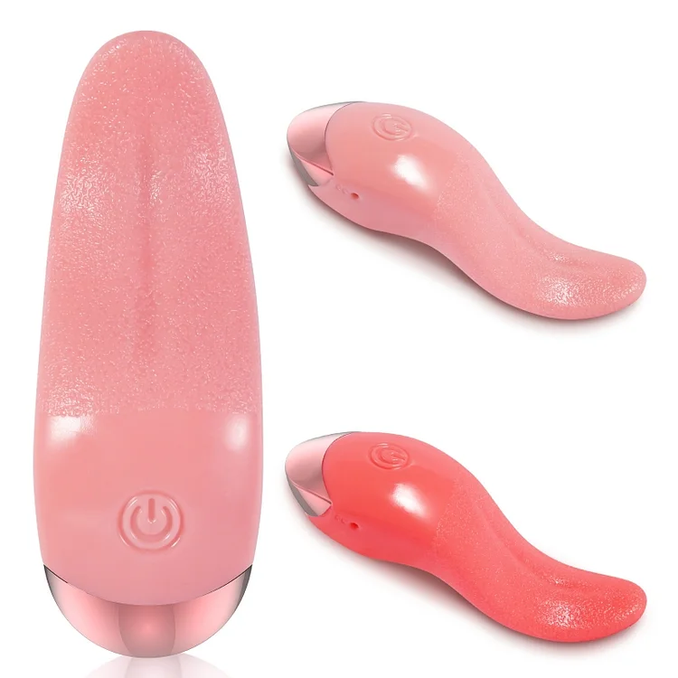 Simulated tongue licking, silent teasing, heated electric vibrator