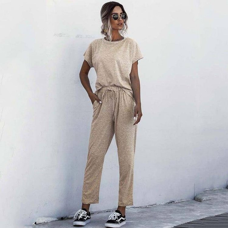 Spring Summer Plus Size 2 Piece Set Women Casual Sweat Suits Female Short Sleeve Tracksuit Set Women 2 Piece XXXL