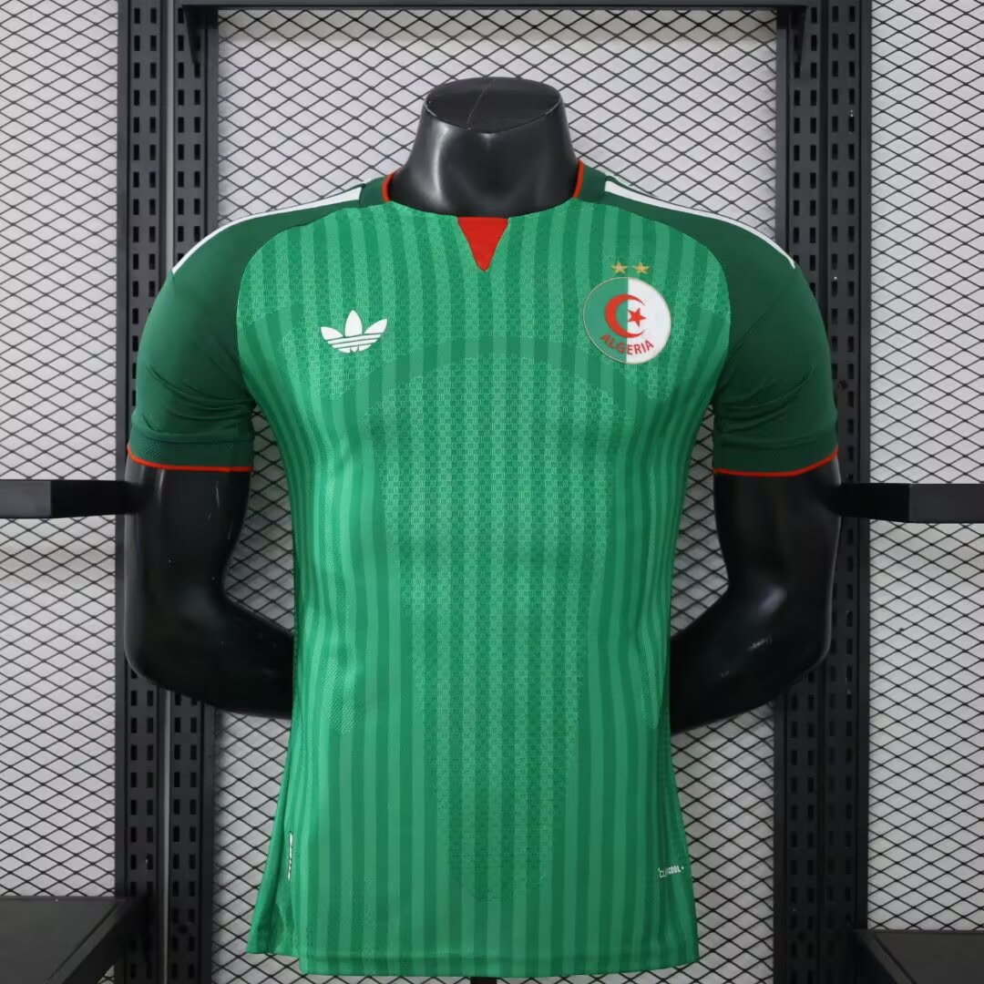 2026 Player Version Algeria National Team Away Stars Football Shirt（The player version jersey is a bit tight, please pay attention to the size selection）