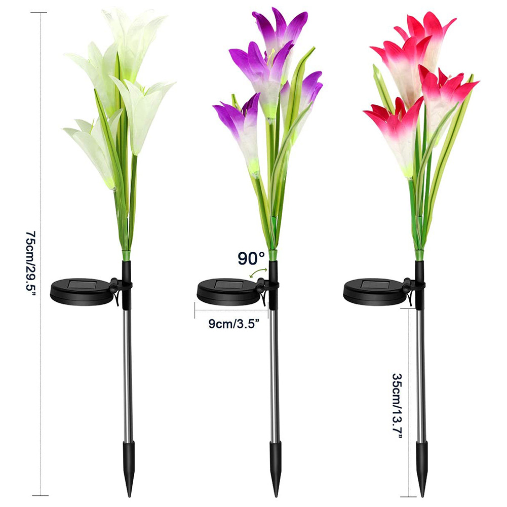 

Creative Flowers Solar Light for Garden Yard Lawn, 501 Original