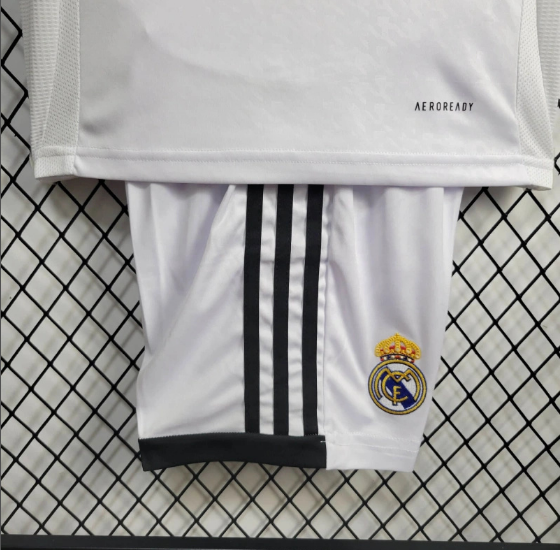 2024-2025 Real madrid Home Kids Kit Football Shirt Thai Quality