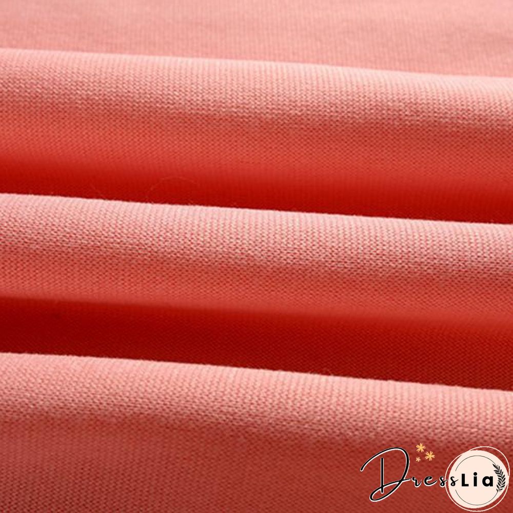 Women Outfit Pocket Thick Solid Color Loose Pullover Pants Set For Office