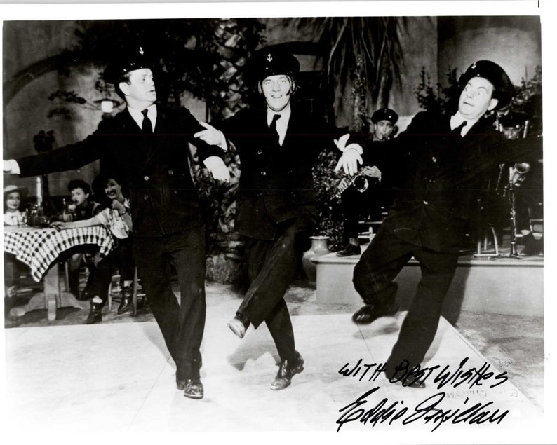 Eddie Quillan (d. 1990) Signed Autographed Glossy 8x10 Photo Poster painting - COA Matching Holograms