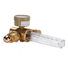 All Brass Argon Meter G5/8 Male Thread CGA580 Connector for Welding Gas Cylinder