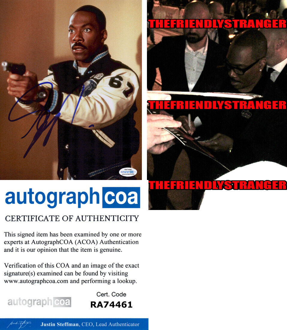 EDDIE MURPHY signed Autographed BEVERLY HILLS COP