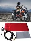 12V Carbon Fiber Pad Timer Carbon Fiber Seat Heater Cover UTV E-BIKE Seat Heater