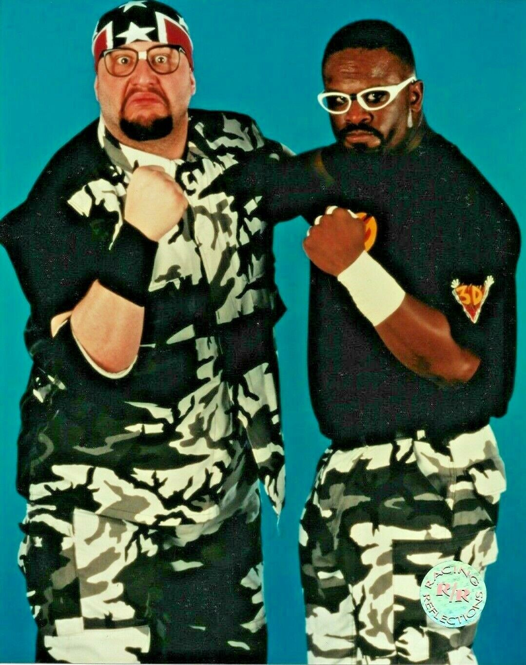 WWE DUDLEY BOYZ OFFICIAL LICENSED ORIGINAL R/R RACING AND REFLECTIONS 8X10 Photo Poster painting