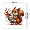 Coffee Squirrel-11CT Stamped Cross Stitch 40*40cm/15.75*15.75in tapestrymarket
