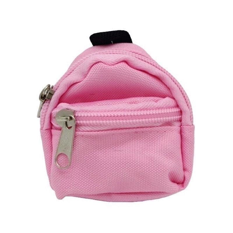 Cute Funny School Backpack Solid Color Nylon Unisex Keychain