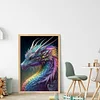 (US Local)Dragon-11CT Stamped Cross Stitch Kit(45x65cm)