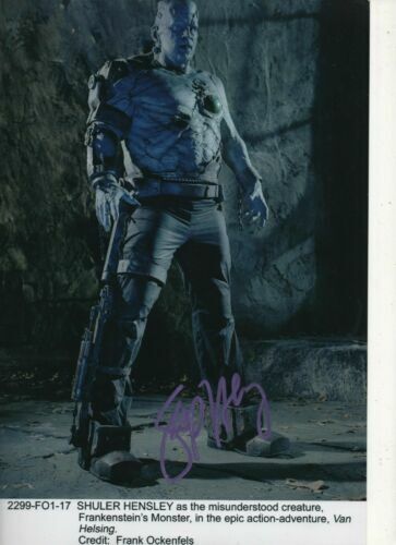 HORROR - SHULER HENSLEY personally signed picture 8 x 12