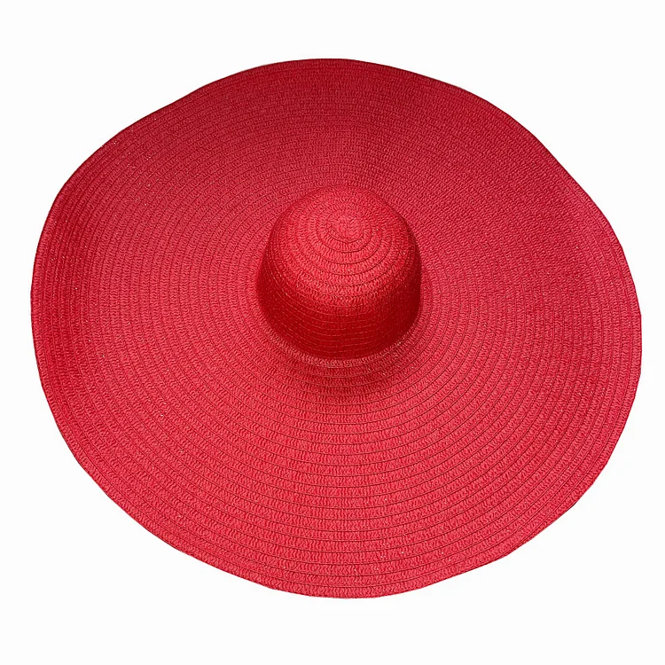 Oversized Straw Beach Vacation Sun Hat