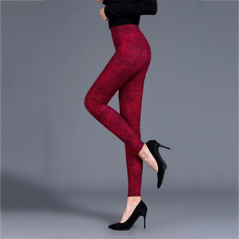 CUHAKCI Pencil Pants Women Jeggings Lady Casual Workout Sexy Leggings Fitness High Waist Trousers