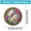(US Only)Dragonfly 2D Flat DIY Diamond Painting Set Diamond Art Pendant Home Wall Decor