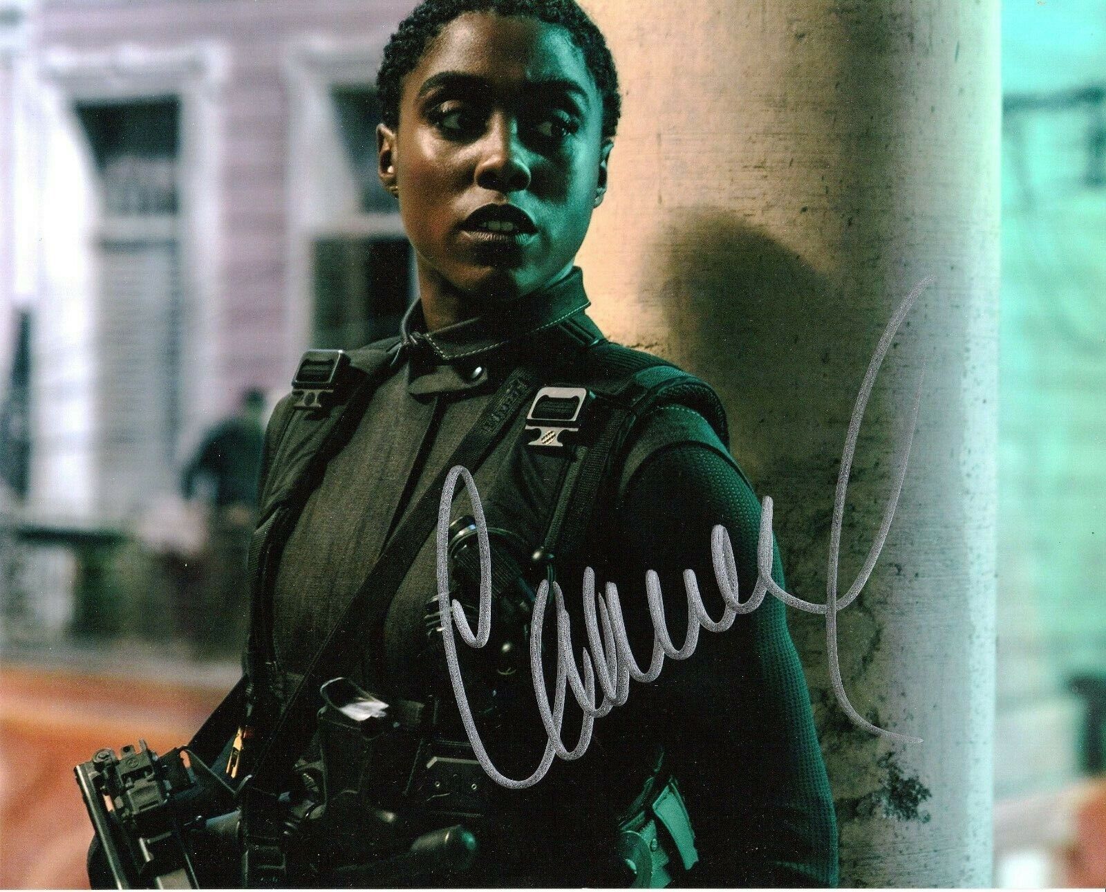 James Bond 007 - No Time To Die - LASHANA LYNCH - ink Signed 8x10 pic