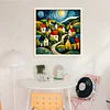 Colorful House - 14CT Counted Cross Stitch - 40*40cm