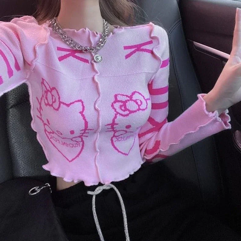 Cozy Kitty Knitted Sweater