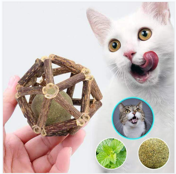Catnip Clean Teeth Exquisite Ball-Cat Toy