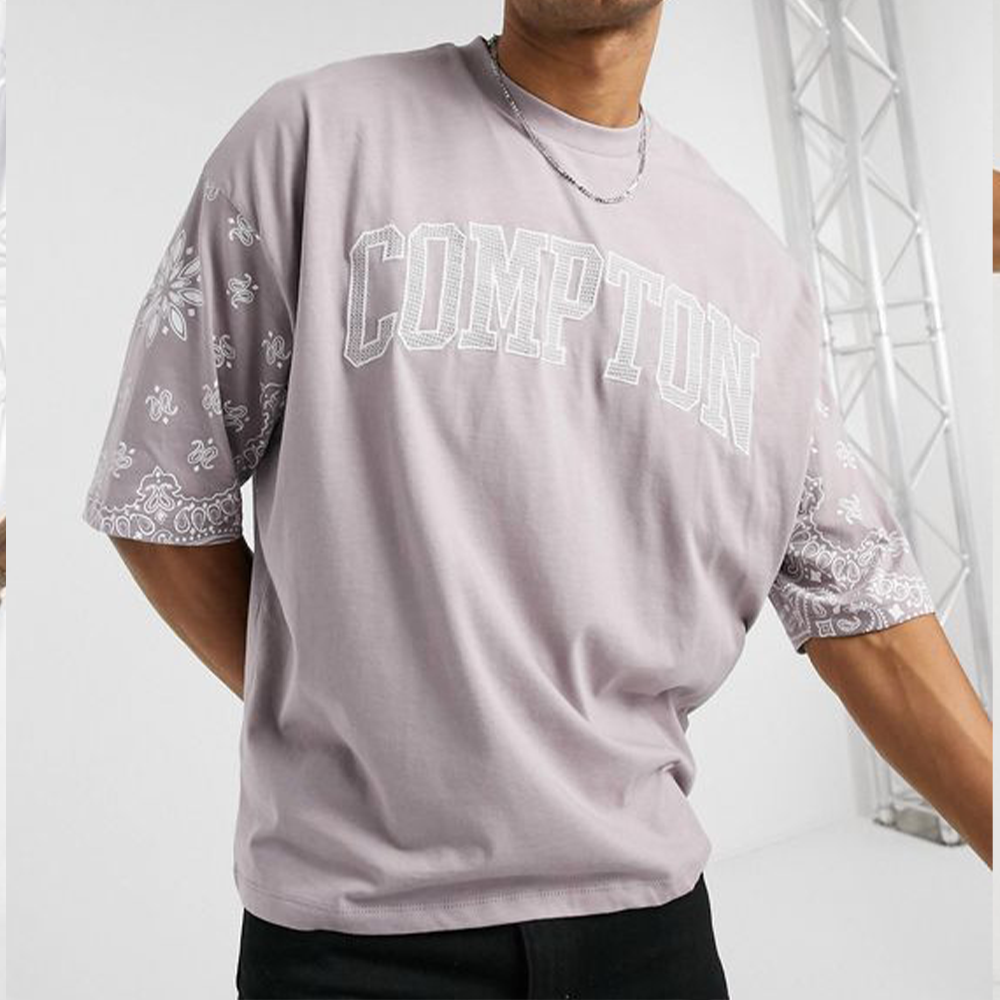 Modern Casual Printed Short Sleeve Shirt、、URBENIE