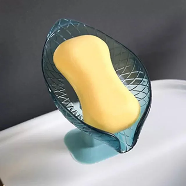 Portable suction cup soap box for bathroom: easily place hand soap and laundry soap