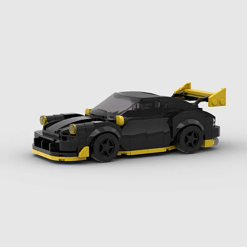 Porsche 911 Turbo Custom Car MOC Minifigure Bricks monstertoys