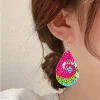 8pcs-DIY Diamond Painting Earrings