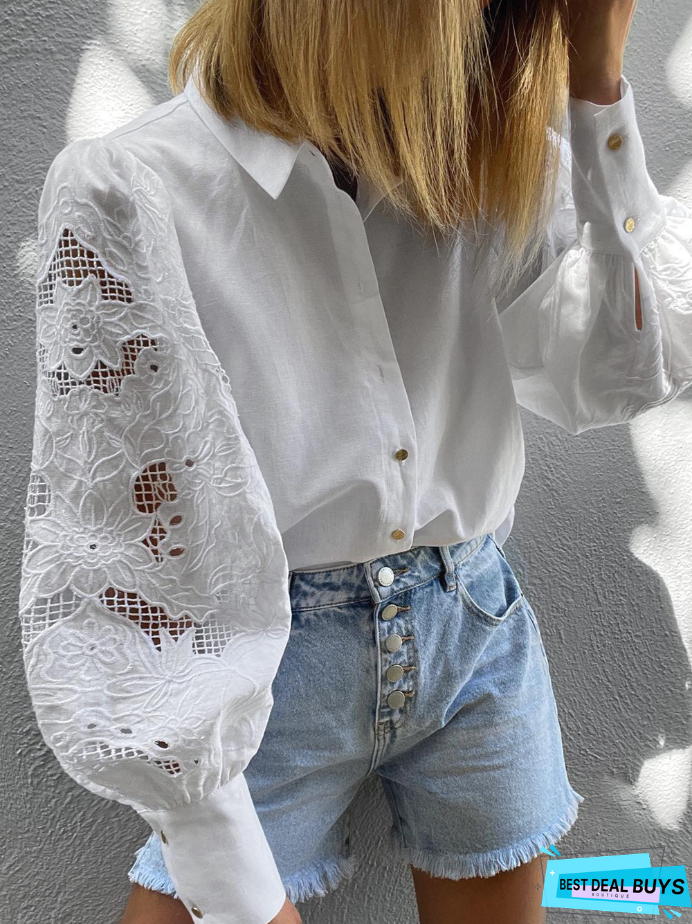 Casual Lace Blouse