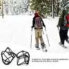 Outdoor Cross-Country Running Snow and ice Anti-Skid Shoe Covers are Non-Slip, Durable, Lightweight and Wear-Resistant for Hiking, ice and Snow Fishing, Rock Climbing