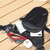Motorcycle Leg Side Bag with Mesh Bag Waterproof Travle Waist Bag (Black)