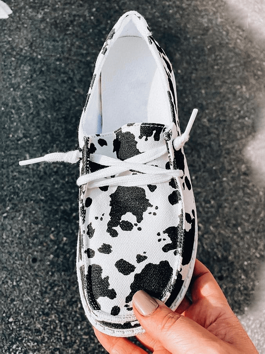 Women's Canvas LaceUp Loafers