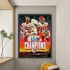 Kansas City Chiefs-11CT Stamped Cross Stitch 50*65cm
