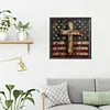 American Cross-Paint by Numbers Acrylic Painting 40*40CM