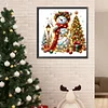(40*40cm)Christmas Snowman - Full Round Drill Diamond Painting