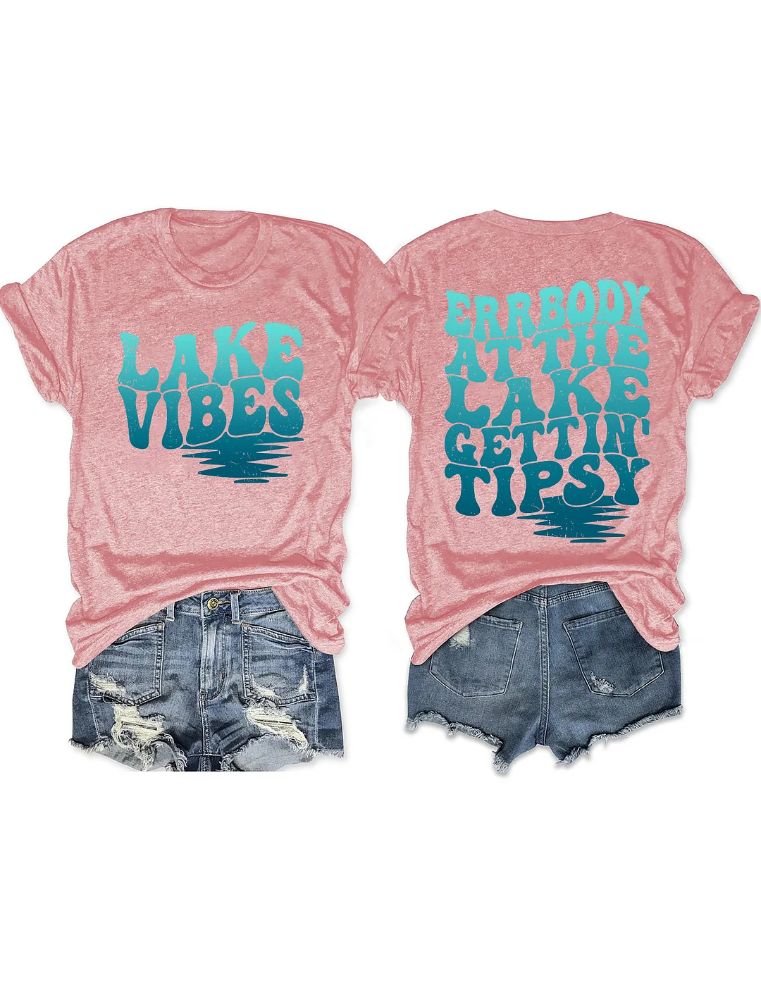 Errbody At The Lake Gettin' Tipsy T-shirt