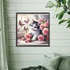 Diamond Painting-DIY Full Round Drill Cat