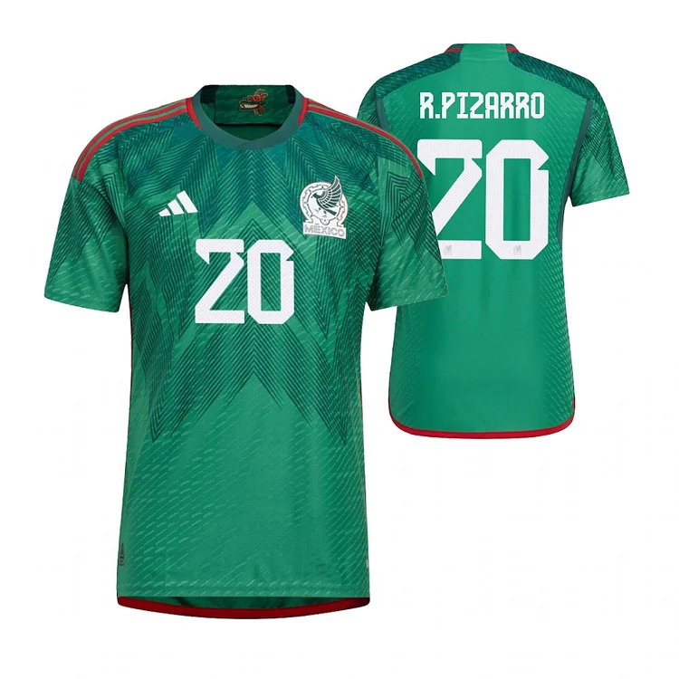 Maillot Mexique Rodolfo Pizarro 20 Domicile Coupe du monde 2022