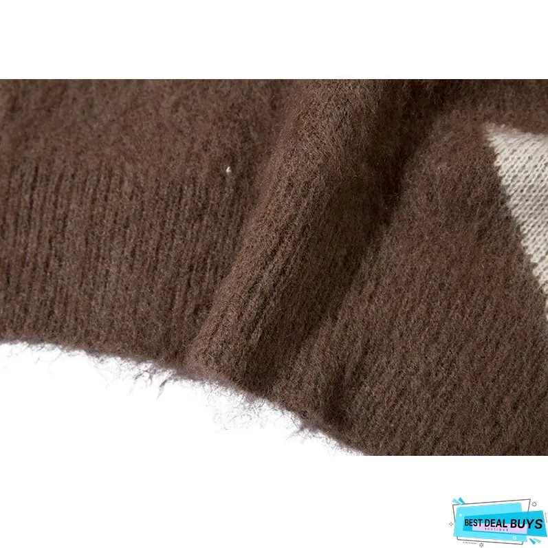 Hollow Out Star Design Pullover
