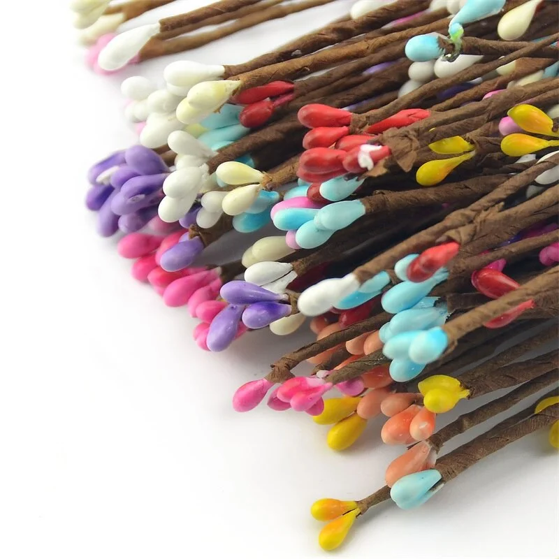 10pcs cheap 40CM artificial branch flower wedding decoration DIY clip art flower craft ornaments fake flowers