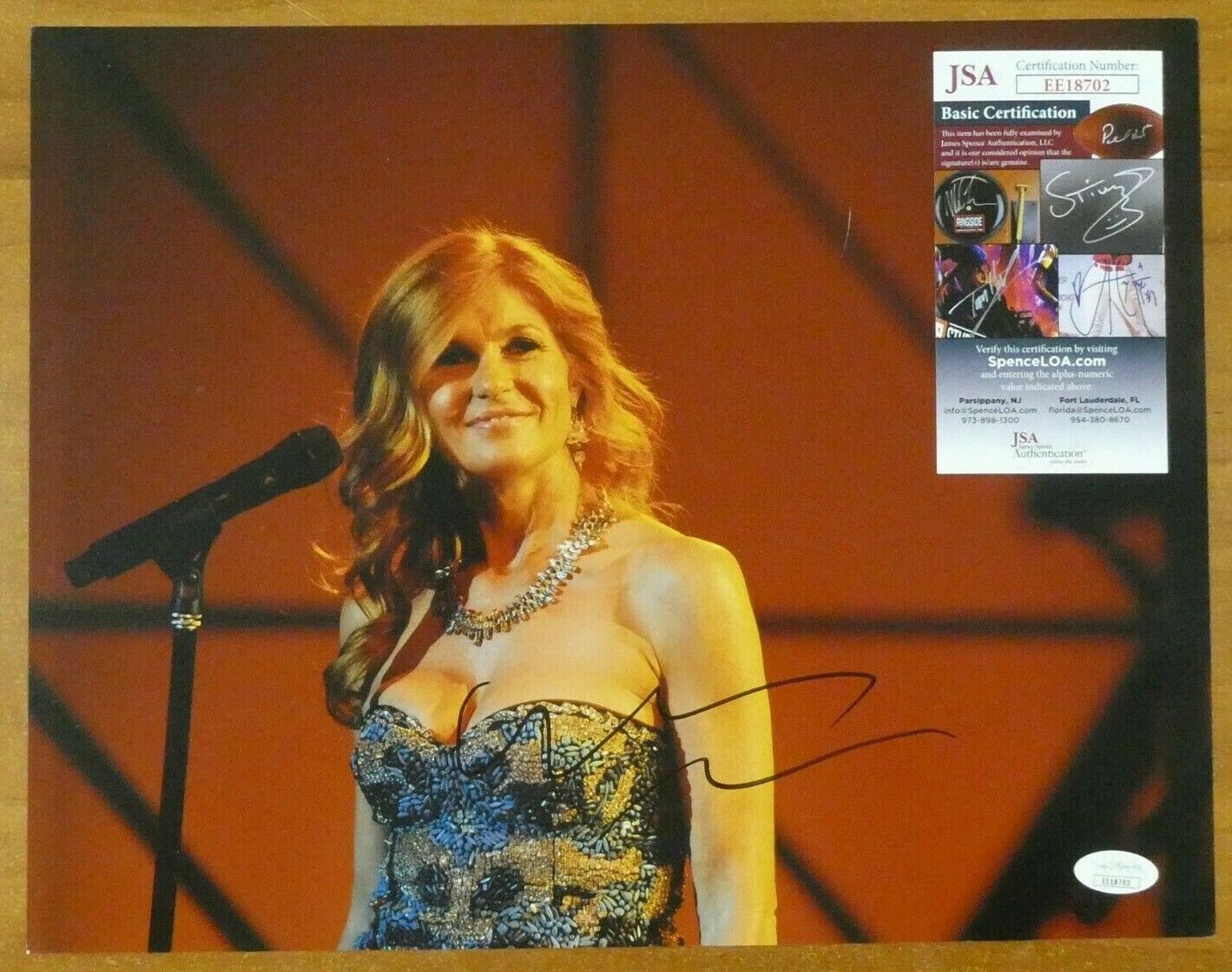 Connie Britton Actress Singer Hand Signed Autograph 11x14 Photo Poster painting with JSA COA