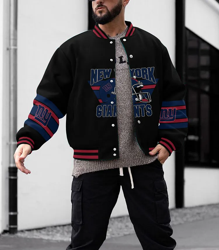 New York Giants  Men's Limited Edition Full-Snap Casual Jacket