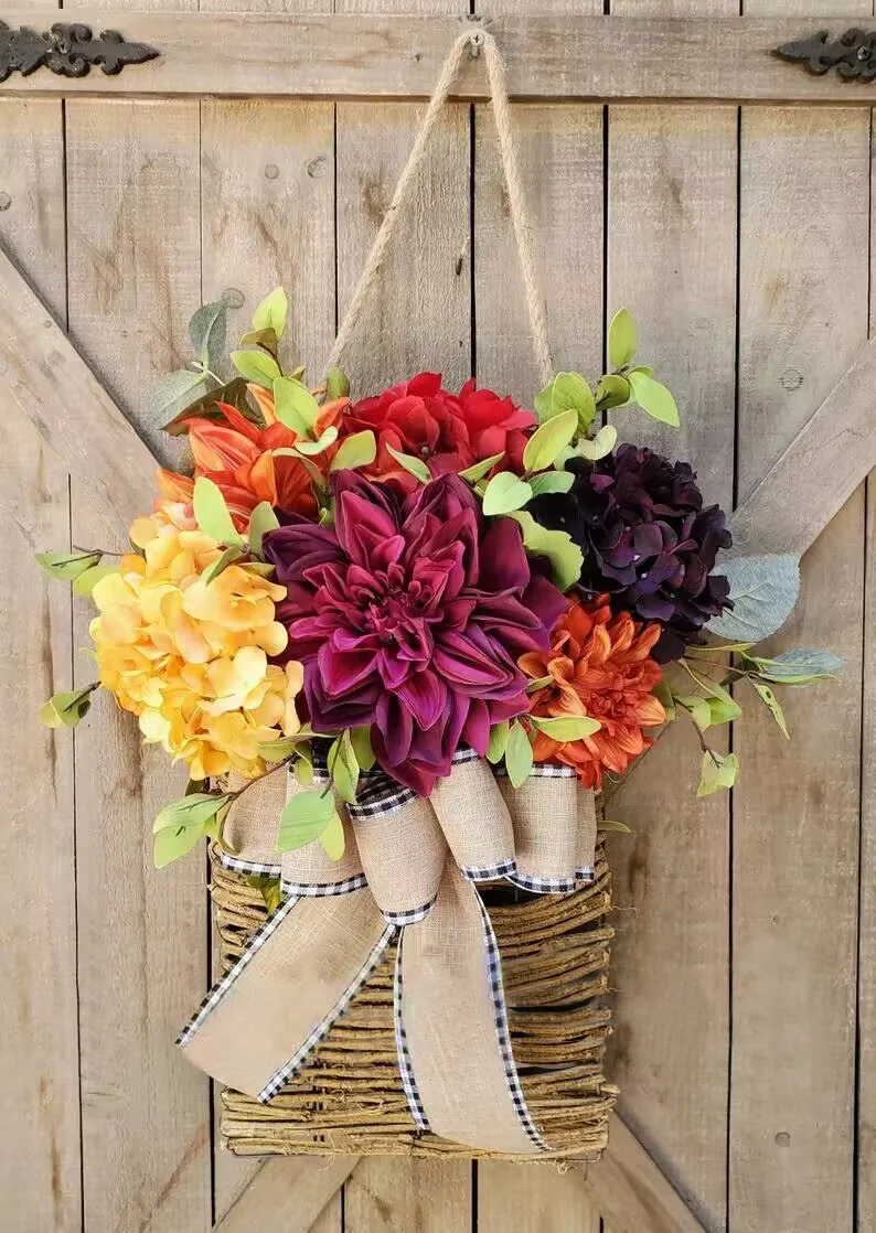 🎁Mother's Day Hot Sale 45%OFF💝Beautiful Mixed hydrangea Door Hanger