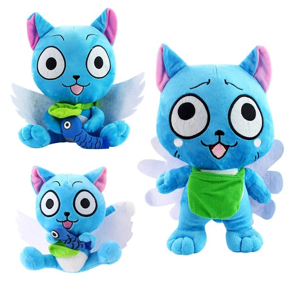 Fairy Tail Anime Happy Cat Doll Stuffed Toy Plush Free Shipping