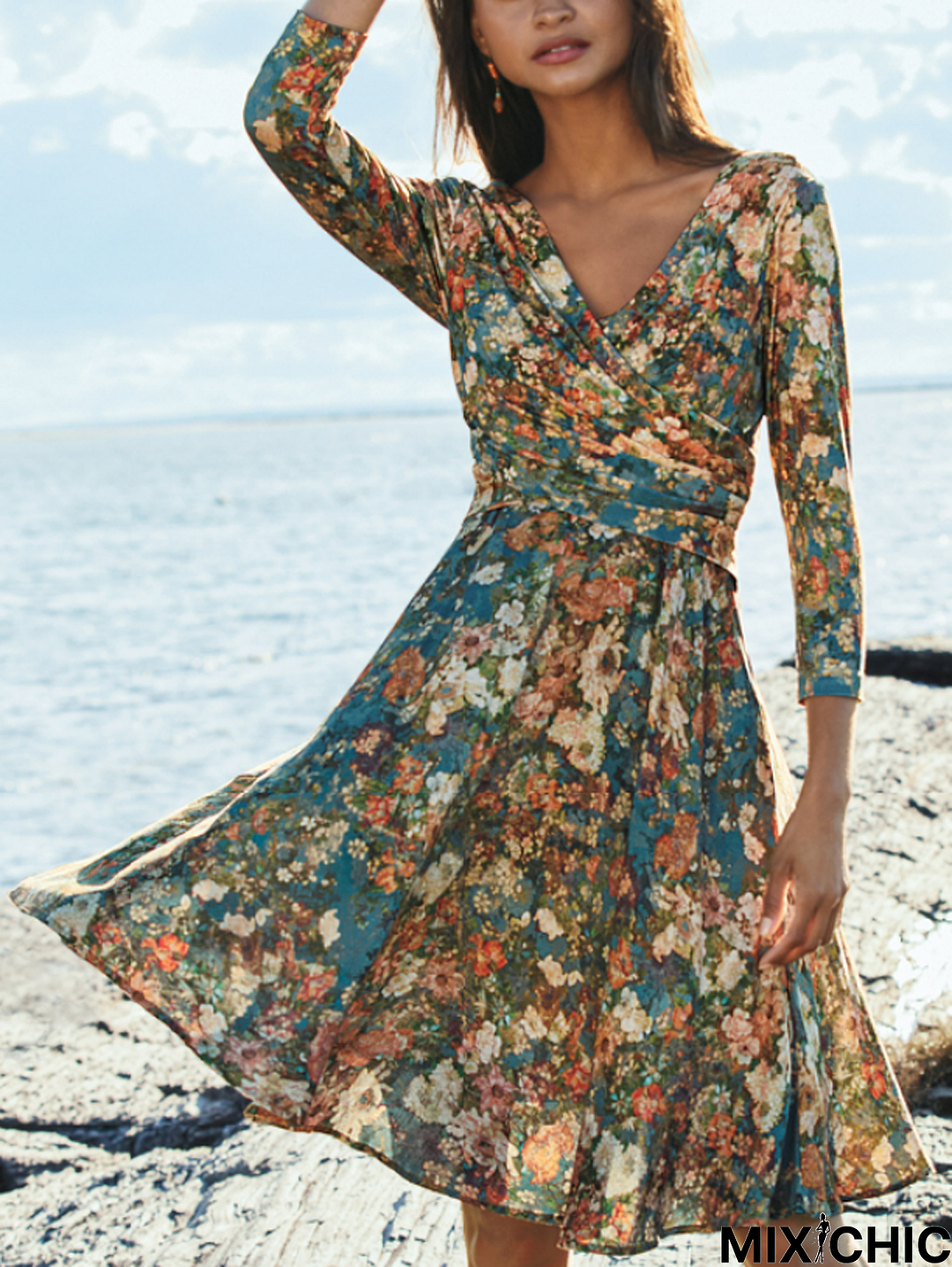 Floral Vacation Dress