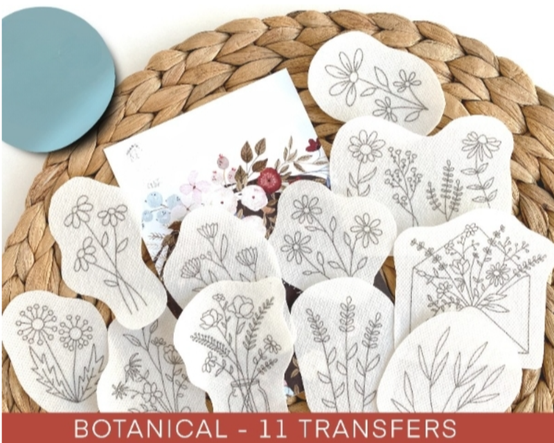 46Pcs Water Soluble Embroidery Patterns,Embroidery Nepal