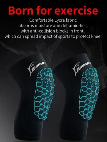 pornhint Pornhint Women Men Teens Short Knee Pads Honeycomb Crashproof Cycling Leg Warmers Kneepads Protective Gear Leg Sleeves Custom Logo