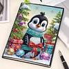 Weihnachtspinguin - 5d DIY Basteln Notizbuch
