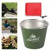 4Pcs 50ml Mini Camping Cup Stainless Steel Drink Mugs for Hiking Fishing (Green)