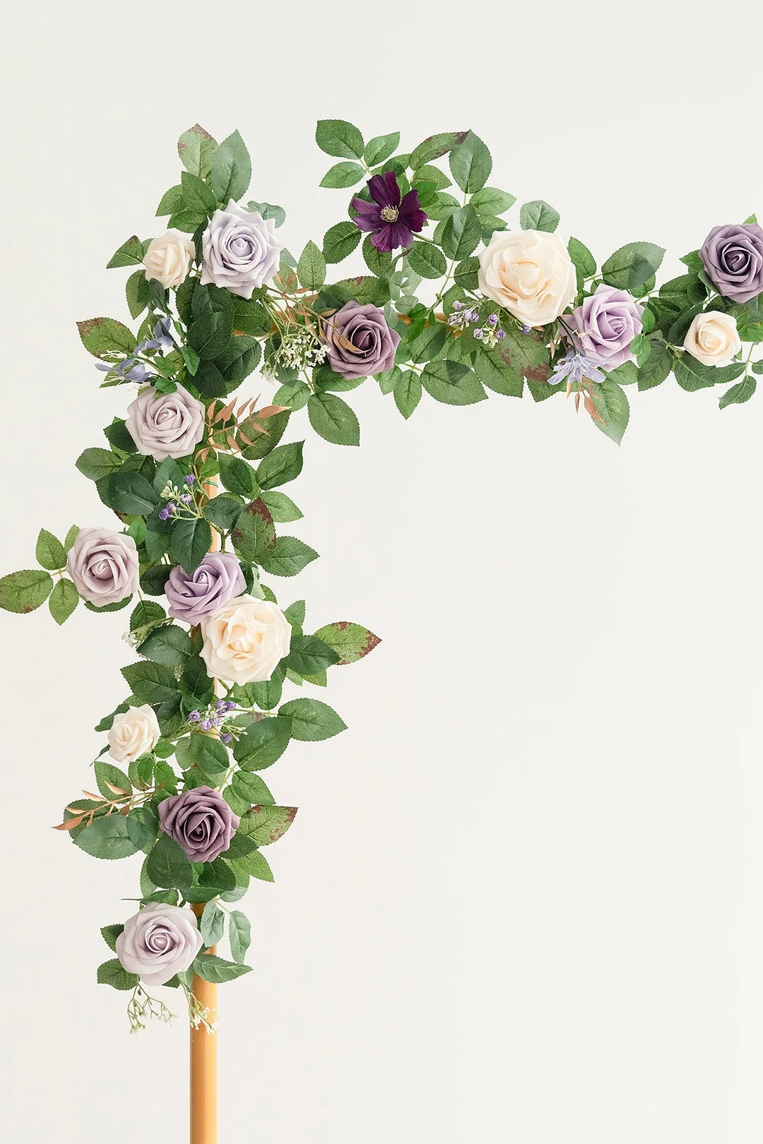 5ft Flower Garland in Lilac & Gold