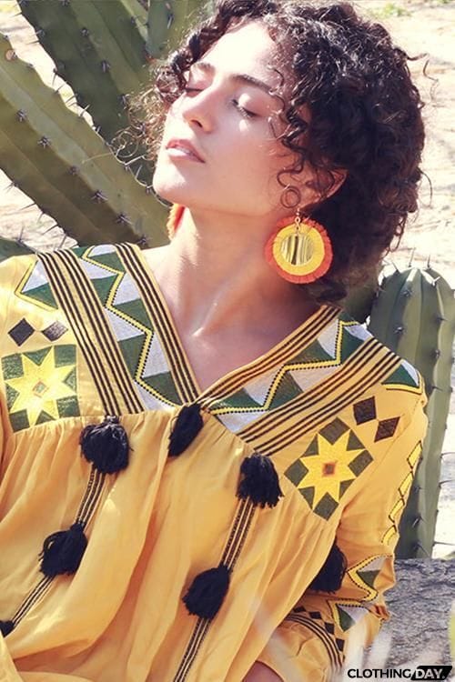 Sun Tassels Earring